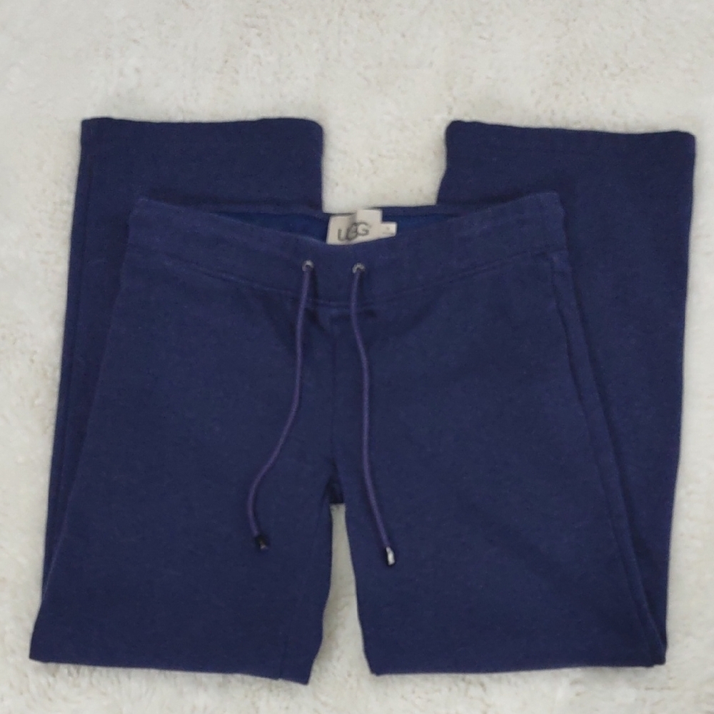 UGG Blue Sweatpants with Elastic Waistband and Relaxed Fit - Picture 15 of 17